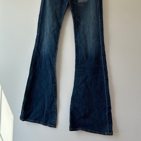 AG Adriano Goldschmied Anthropologie The Farrah 70’s Bell Bottom Jeans Sz 25 - Picture 4 of 10